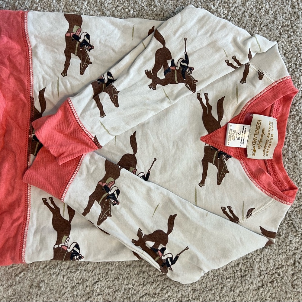 Beaufort Bonnet Equestrian Print Sweatshirt